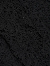 Crochet Halterneck Midi-Dress