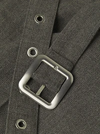 Belted Wool Trousers