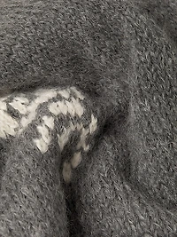 Floral Alpaca-Wool Crewneck Sweater