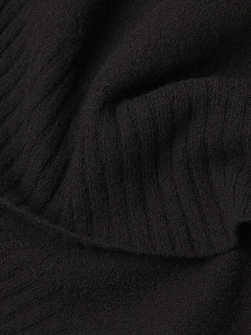 Studded Wool Long-Sleeve Sweater
