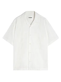 Cotton Poplin Camp Shirt