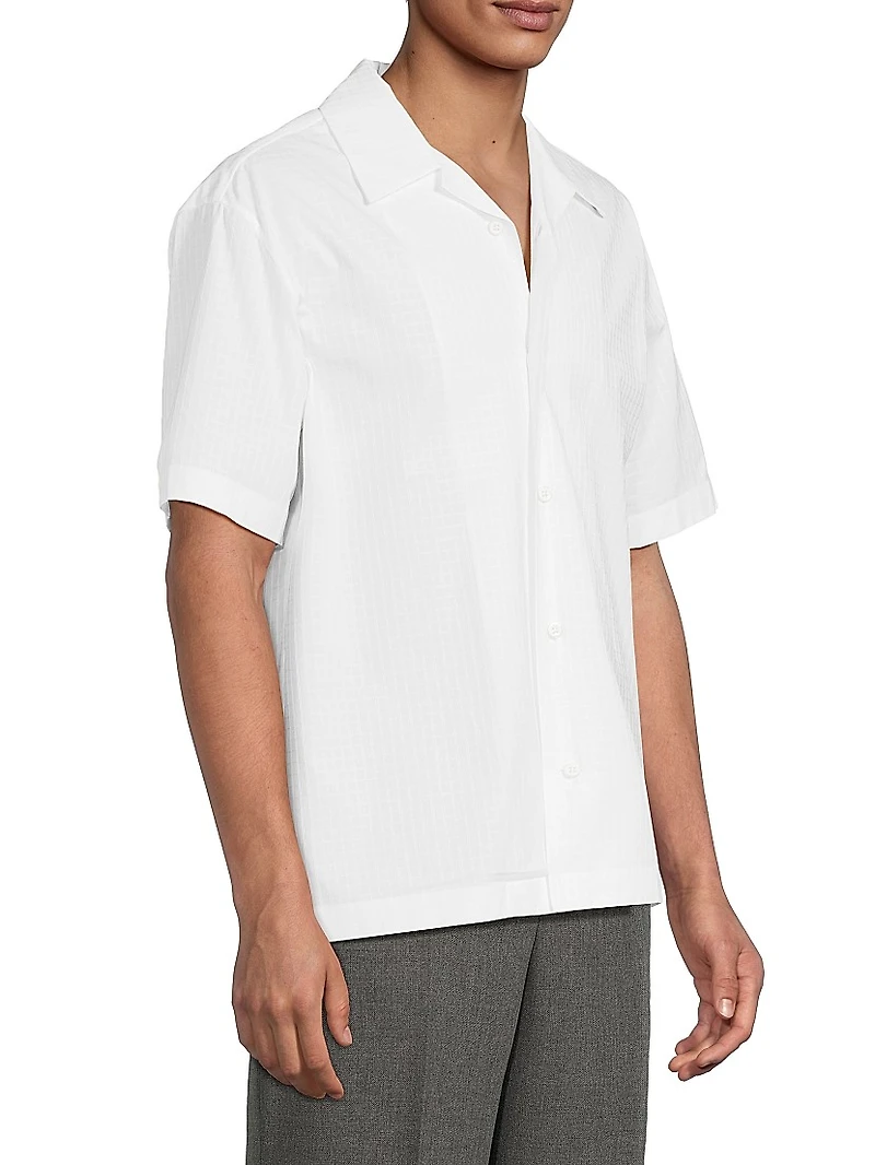 Cotton Poplin Camp Shirt