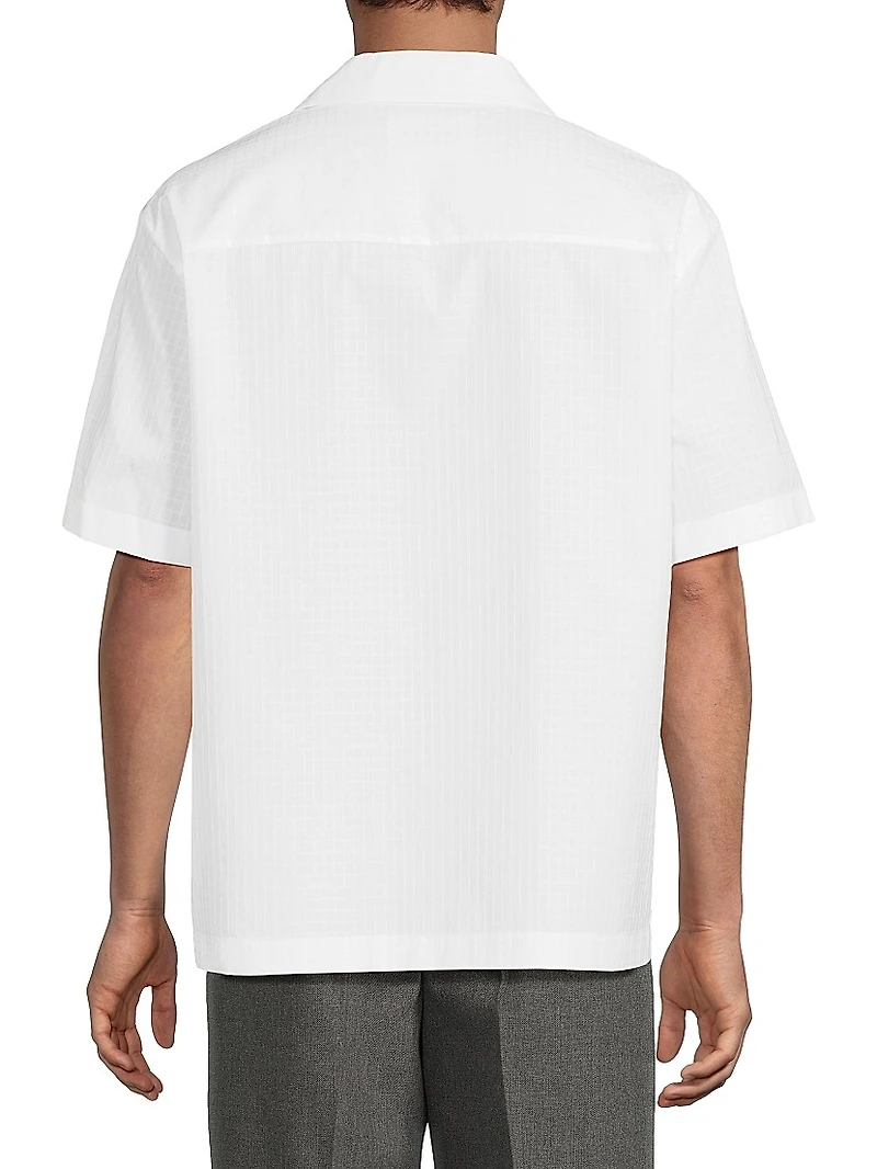 Cotton Poplin Camp Shirt