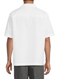 Cotton Poplin Camp Shirt