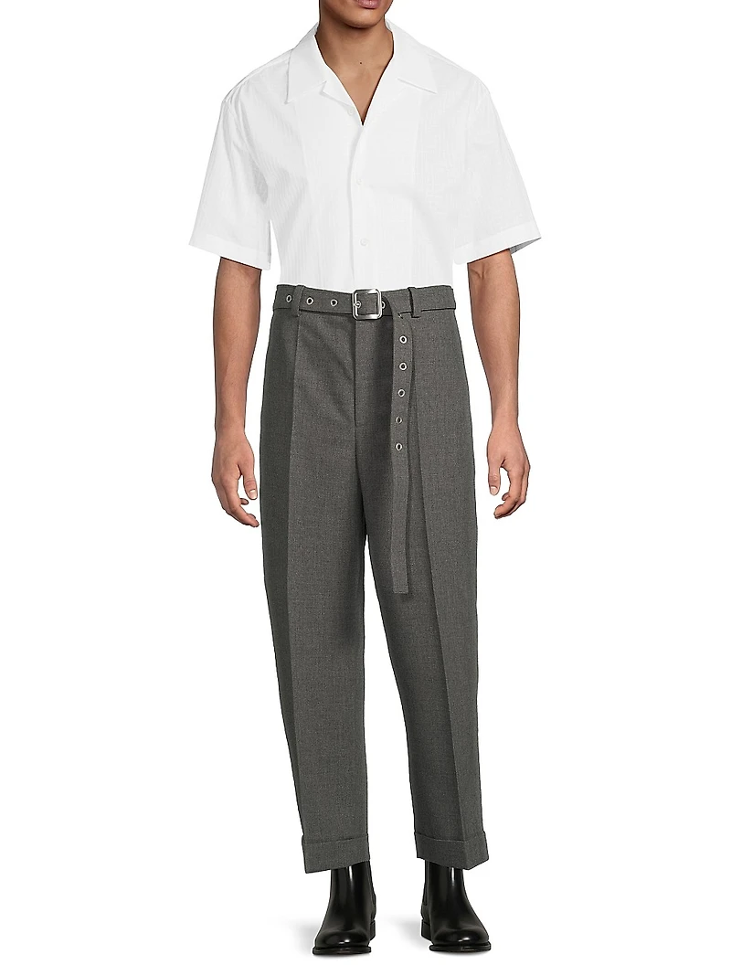 Cotton Poplin Camp Shirt
