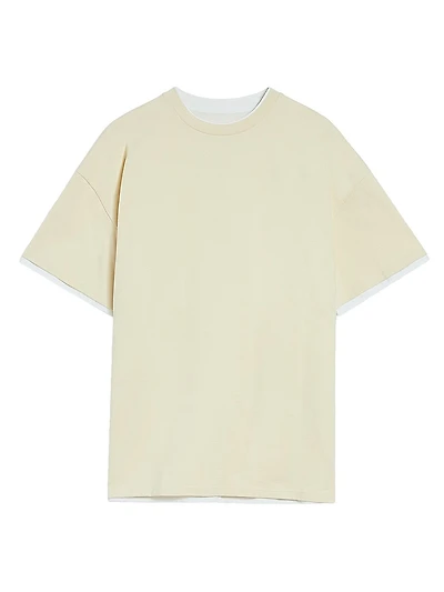 Magic Cotton Jersey Crewneck T-Shirt
