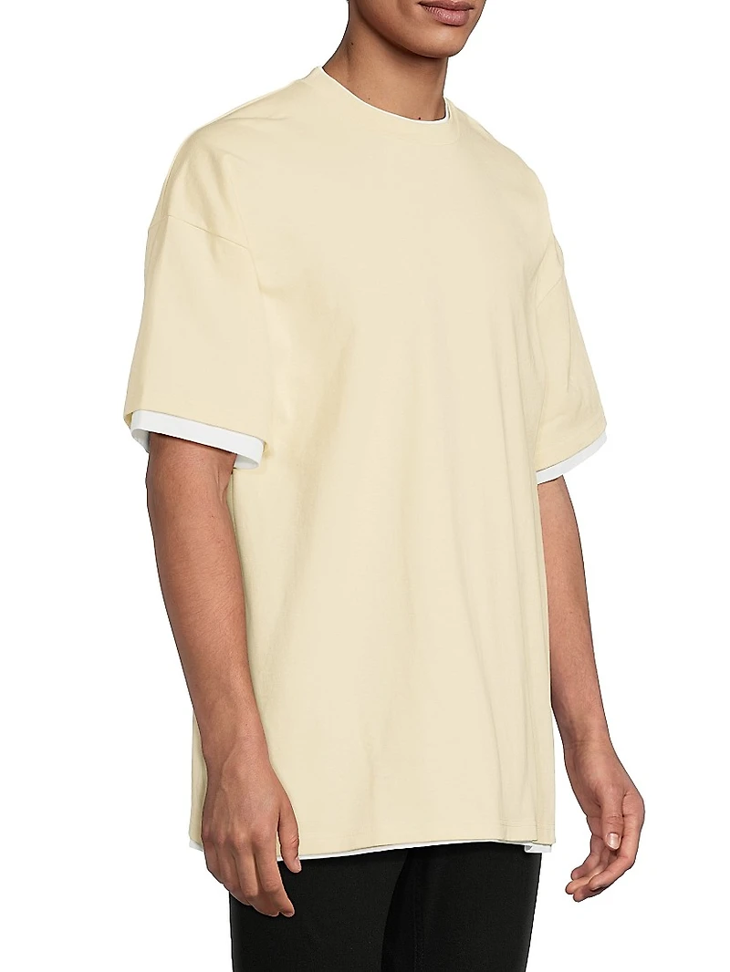 Magic Cotton Jersey Crewneck T-Shirt