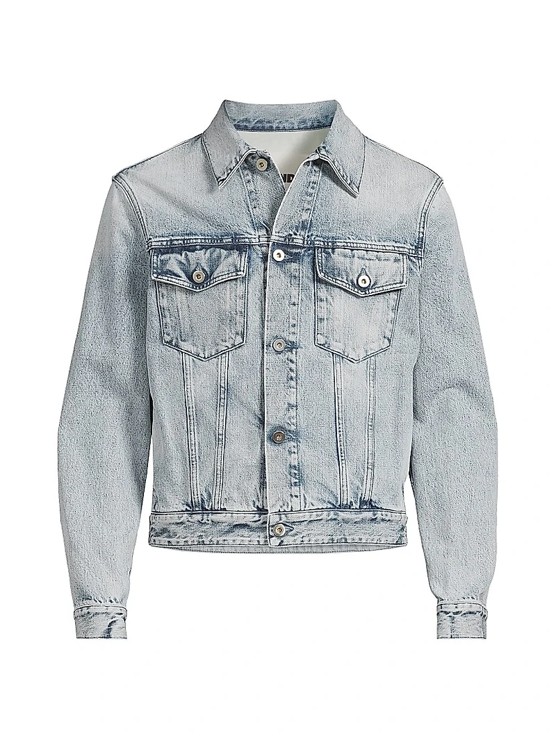 109 Acid-Wash Treated Denim Jacket