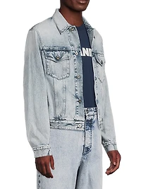 109 Acid-Wash Treated Denim Jacket
