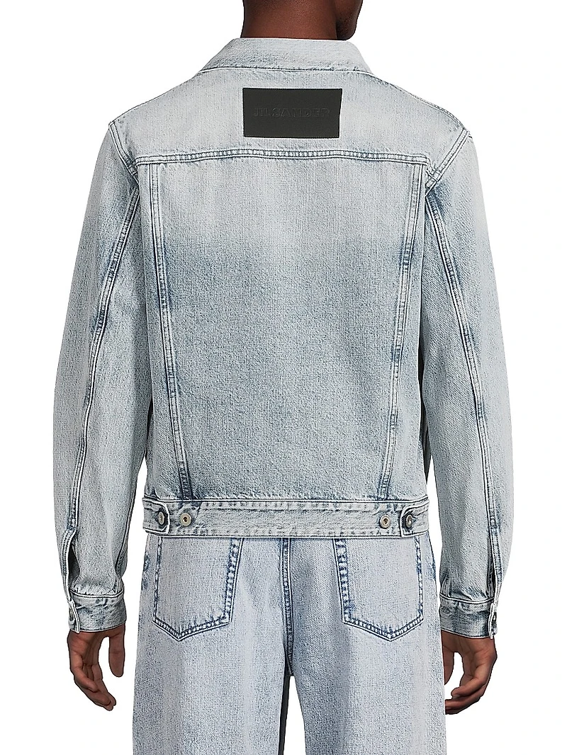 109 Acid-Wash Treated Denim Jacket