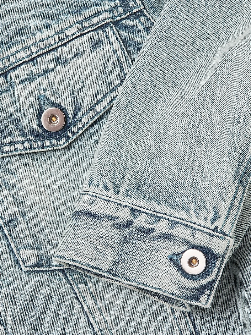 109 Acid-Wash Treated Denim Jacket