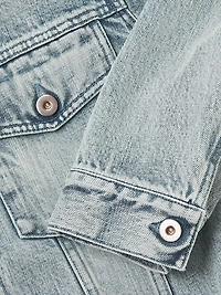 109 Acid-Wash Treated Denim Jacket