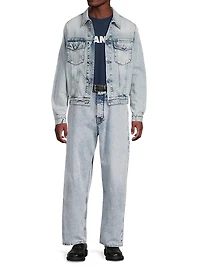 109 Acid-Wash Treated Denim Jacket