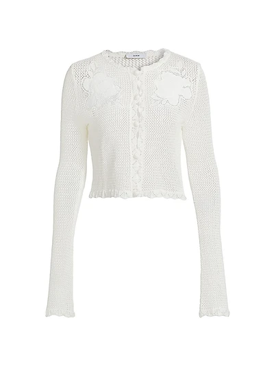 Crochet Cotton Cardigan