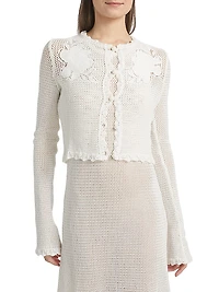 Crochet Cotton Cardigan