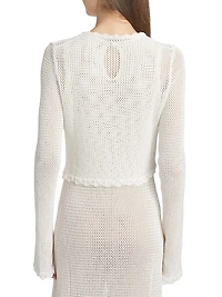 Crochet Cotton Cardigan