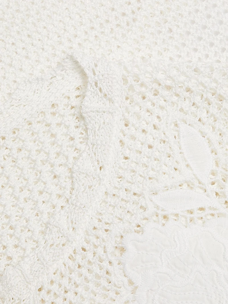 Crochet Cotton Cardigan