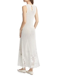 Crochet Cotton Midi-Dress