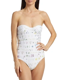 Botanical Molded One-Piece Swimsuit