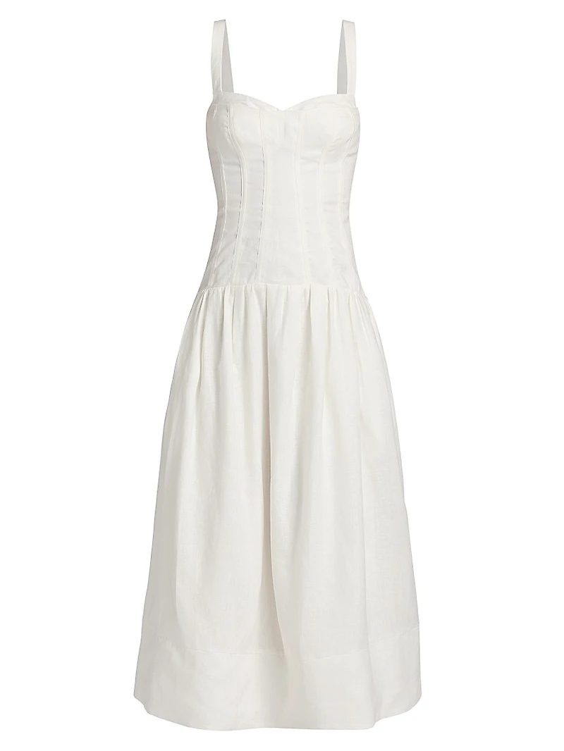 Makenna Corset Midi-Dress