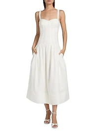 Makenna Corset Midi-Dress
