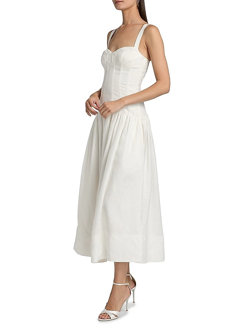 Makenna Corset Midi-Dress