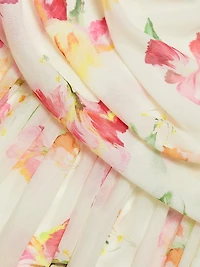 Gaia Floral One-Shoulder Maxi Dress