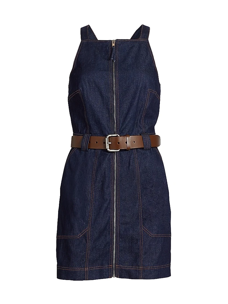 Andri Belted Utility Minidress