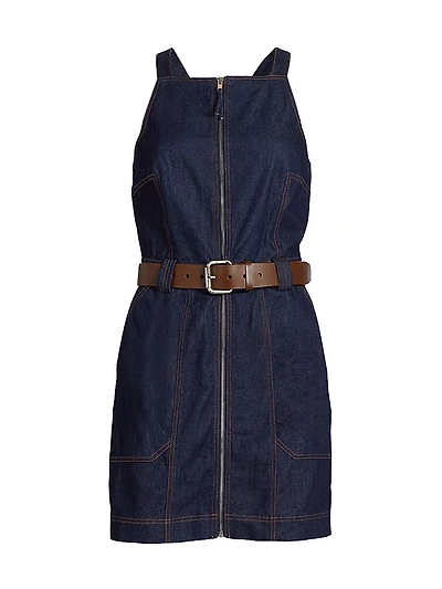 Andri Belted Utility Minidress