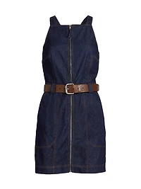 Andri Belted Utility Minidress