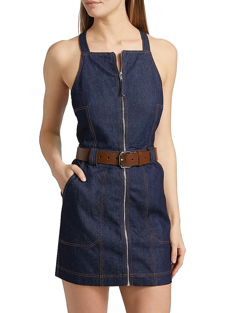 Andri Belted Utility Minidress