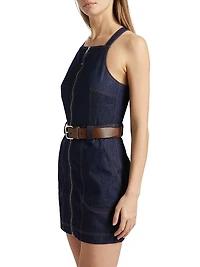 Andri Belted Utility Minidress
