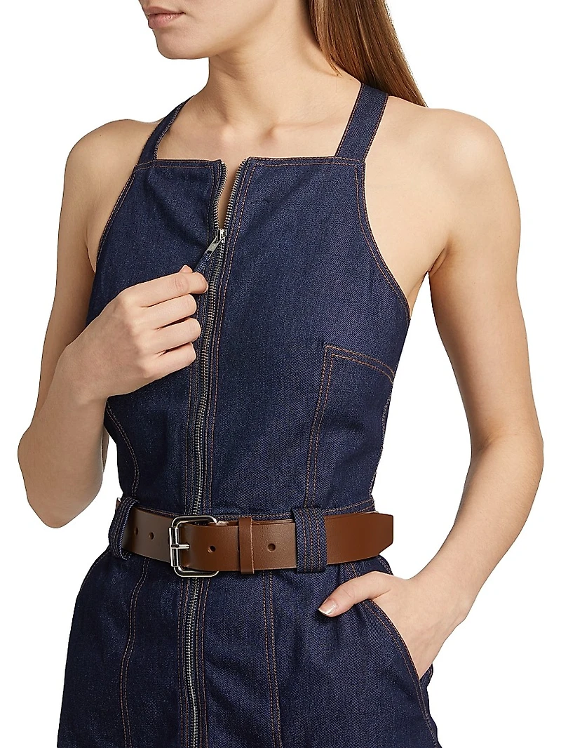 Andri Belted Utility Minidress