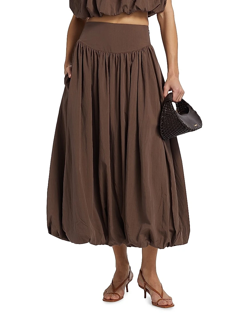 Zaira Bubble Midi-Skirt