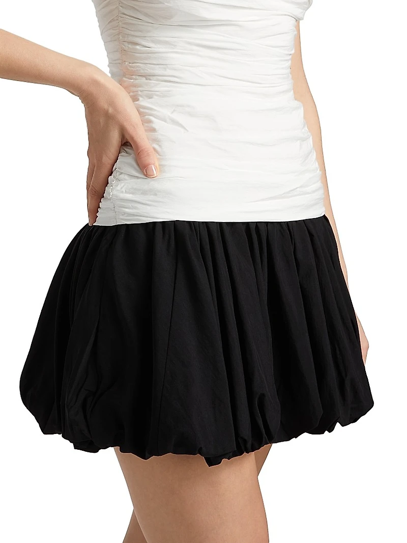 Magda Colorblocked Ruched Minidress