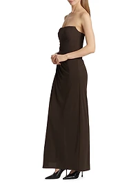 Patrice Matte Jersey Draped Dress