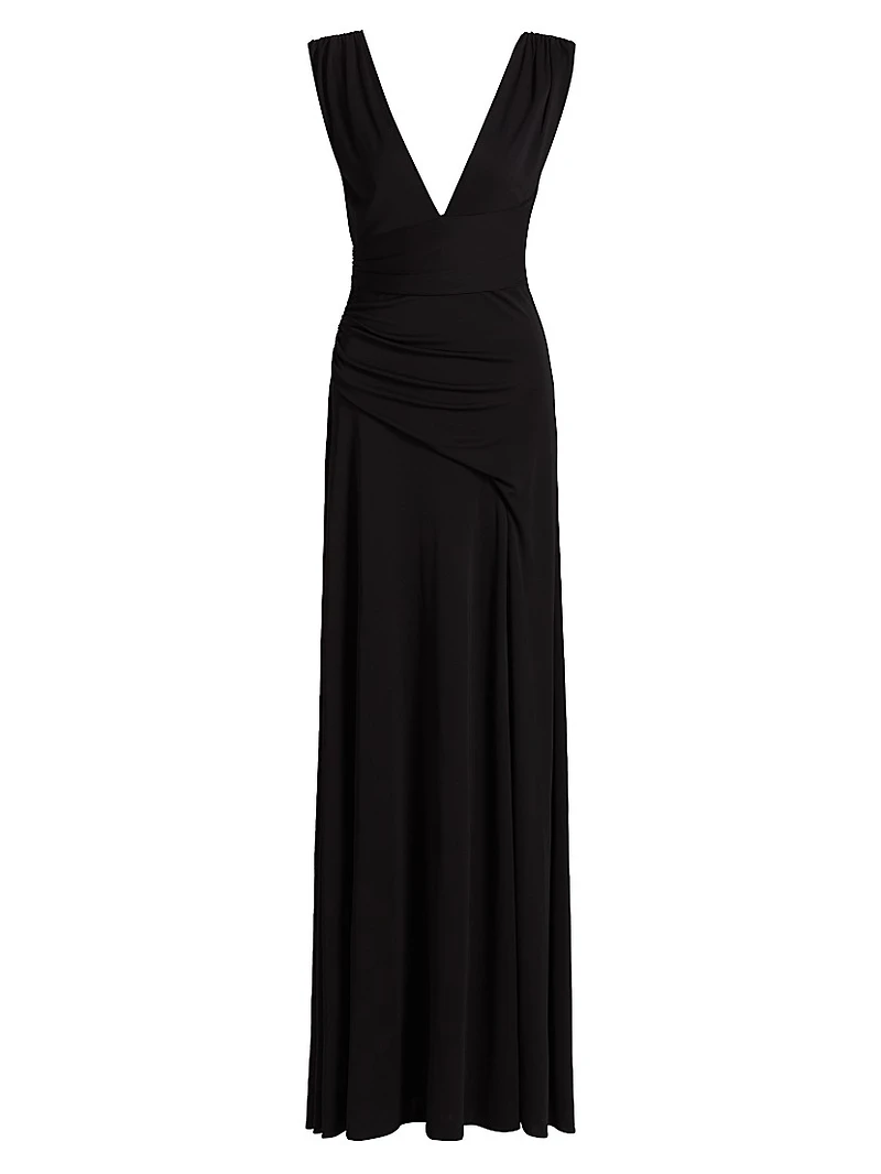 Alessia Matte Jersey Gown