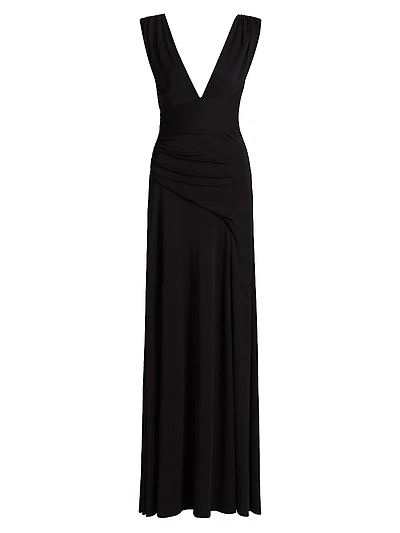 Alessia Matte Jersey Gown