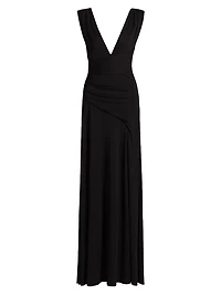 Alessia Matte Jersey Gown