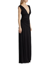 Alessia Matte Jersey Gown