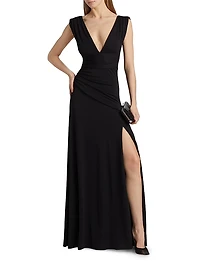 Alessia Matte Jersey Gown
