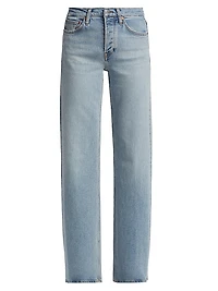 Mid-Rise Wide-Leg Jeans