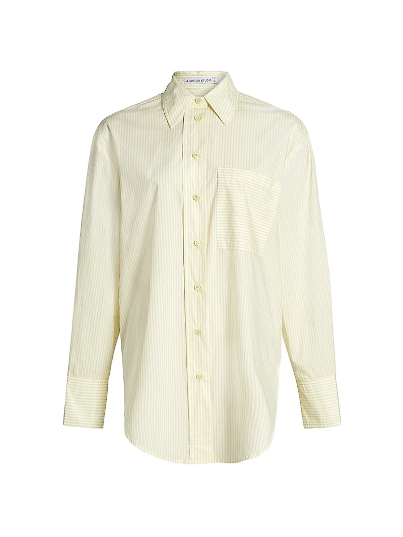 Antiquity Buddy Striped Cotton Poplin Shirt