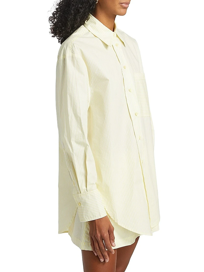 Antiquity Buddy Striped Cotton Poplin Shirt