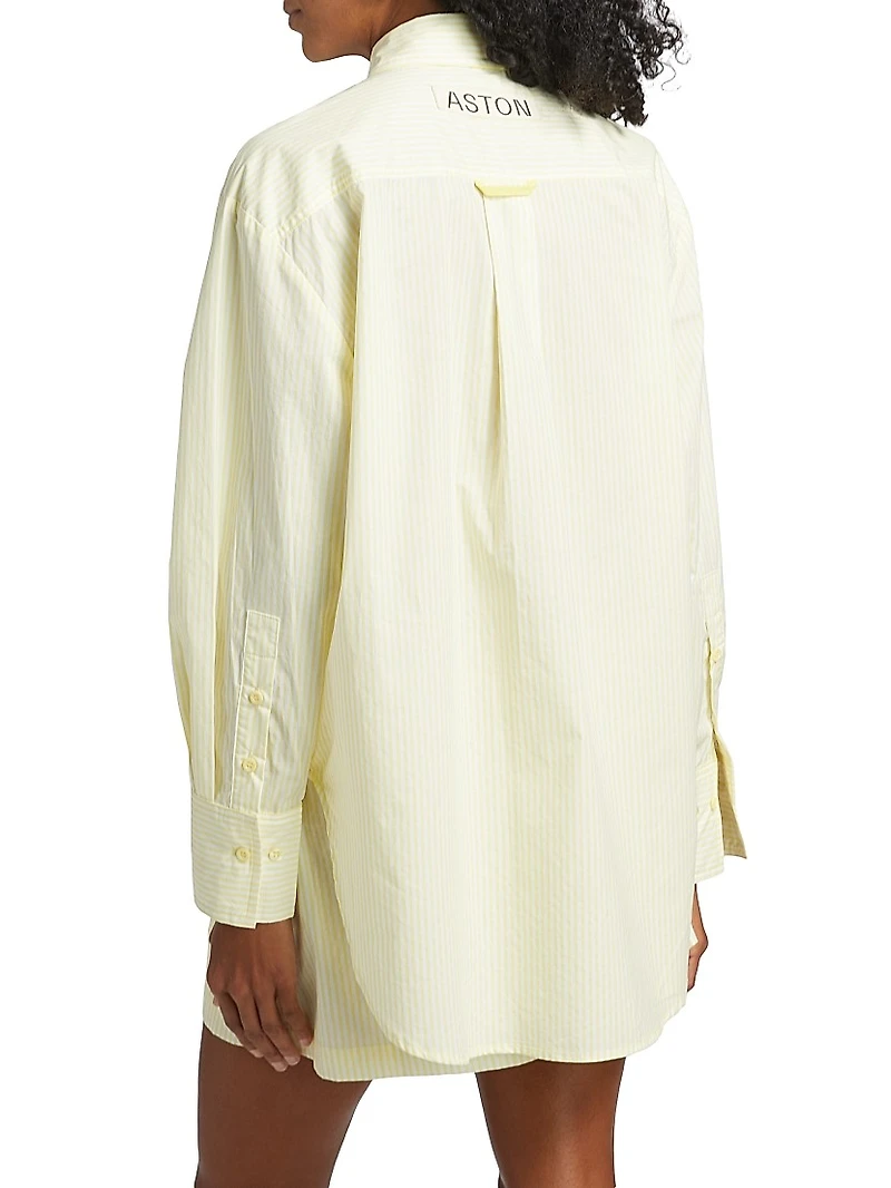 Antiquity Buddy Striped Cotton Poplin Shirt