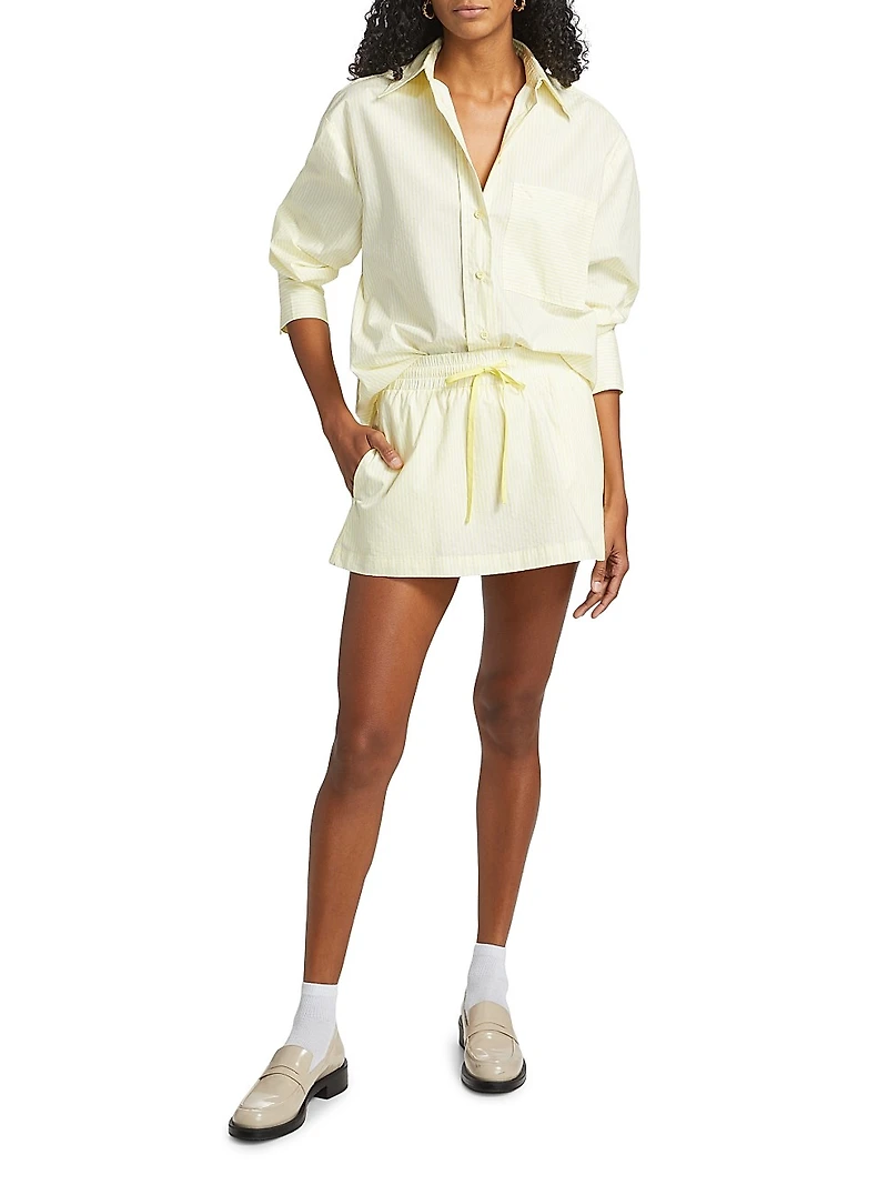 Antiquity Buddy Striped Cotton Poplin Shirt