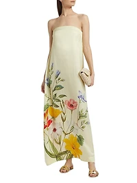 Antiquity Lucie Strapless Fit & Flare Maxi Dress
