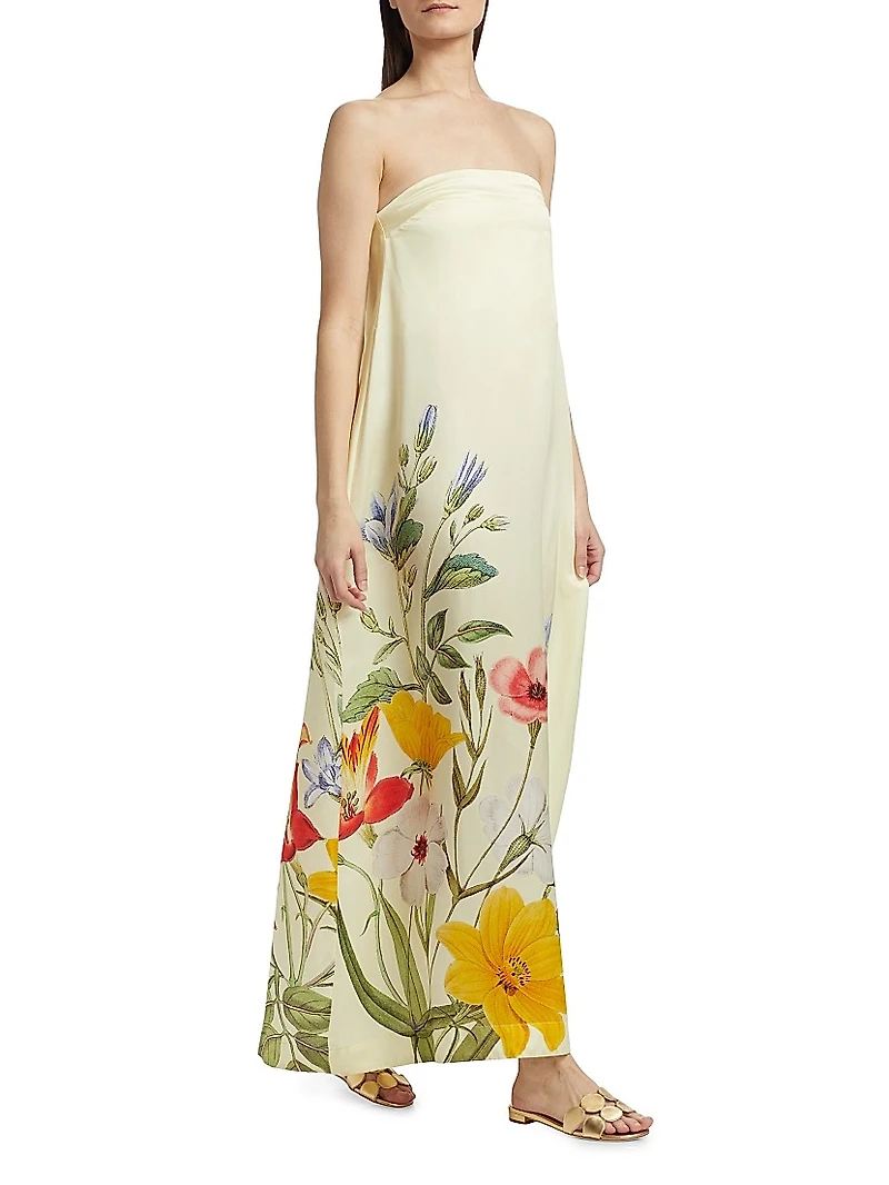 Antiquity Lucie Strapless Fit & Flare Maxi Dress