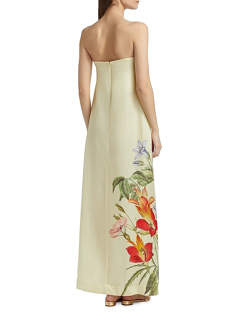 Antiquity Lucie Strapless Fit & Flare Maxi Dress