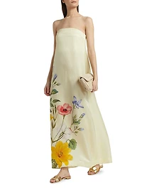 Antiquity Lucie Strapless Fit & Flare Maxi Dress